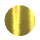 Golden circular object with vertical stripes rotates through multiple angles against gray background, showing full circle to thin edge views.