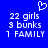 Blue background with white pixelated text and a heart symbol; two identical text blocks side-by-side with slight pixelation differences.