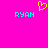 A static pixel art image with a bright pink background, two cyan 'RYAN' texts, and a yellow heart symbol above the left text.