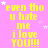 A static image with a bright pink background displays repeated yellow text reading "even tho u hate me i love YOU!!!" in multiple , interspersed with small white star shapes