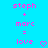 Pixelated text and heart symbols on a bright blue background with pink lettering.