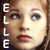 A red background displays two side-by-side headshots with text: 'ELLE' vertically on the left, 'AND' centered above, and 'SEAN' horizontally on the right.