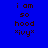 Blue background with dark brown text reading "i am so hood *ivy*" in four , where the middle changes from "so" to "hood" across observations