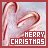 identical static images showing a red candy cane with 'MERRY CHRISTMAS' text in white block letters on a light gray background