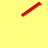 Red outline of a downward-pointing triangle with internal zigzag lines, transitioning from solid to broken states across frames.