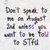 A static image with four distinct text sections: top-left gray background, top-right red text on white, bottom-left black and white block, bottom-right solid gray.