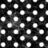 A grid of uniformly spaced white squares on a black background, arranged in rows and columns with consistent spacing between each square.