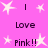 A static image with a bright pink background featuring repeated text and star symbols in white and dark purple.