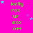 A bright pink background features repeated green text reading 'kelly rox ur sox off' with scattered blue and purple stars, and a gray rectangle in the bottom-right corner.