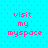 Pixelated text 'visit my myspace' in pink on cyan background with blue dot pattern, repeated four times in a
