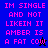 Pixelated text in pink on blue and black backgrounds with a small animated cursor icon.