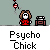 Animated contact sheet of a pixel art character with brown hair and red shirt performing actions across 18 frames, including standing near books, holding a stick, and screaming in speech bubbles.