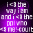 Pixelated text on a purple gradient background with white lettering, showing repeated phrases and symbols in two identical