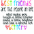 Colorful text and symbols on a white background with a peace sign, heart, and rainbow-colored letters.
