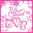 pink and white pixelated icons with 'be my valentine' text, featuring repeated heart motifs and varying letter spacing