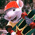A pixelated animated contact sheet showing a cartoon mouse character in military attire on the left and green text reading "Original Icons .com" on the right against a dark background.
