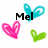 Pixelated heart-themed icon with text elements and color variations across frames.