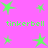 A static image with a bright pink background featuring green star shapes and the repeated text 'tinkerbell' in pixelated font.