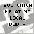 Pixelated text in four quadrants on a grayscale background with partial character shapes.