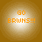 Four identical circular icons with orange text on a gradient background, each displaying 'GO BRWNS!!!' in pixelated font.