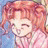 A pixelated anime-style character with pink hair and a pink outfit on the left, next to black background text reading "Anime IM" above "COM" in white pixelated font.
