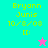 Pixelated text displays 'Bryann Junis 10/8/03' with a star icon, shown across four color-blocked in cyan, blue, pink, and light blue
