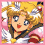 Pixelated of Sailor Moon character expressions with pink border and 'Sailor Moon' text in bottom-right