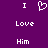 Purple background with white pixelated text and a heart symbol arranged in a pattern