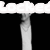 A black-and-white animated sequence shows a person in a white tank top with a necklace, transitioning through three states with overlaid text.