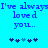 Blue pixelated text on cyan background with two heart sequences, each showing a light blue heart among dark blue hearts.