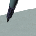Animated sequence showing a pen writing 'New' on light gray paper with white horizontal stripes.