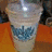 A four- with a drink image and blue pixelated text on orange backgrounds, stating "Moolatte is my favorite drink" and "ya that explains alot."
