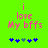 Green background with pink text reading 'i love My bffs' and blue heart symbols below, showing animation changes in the hearts.