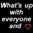 Black and white text with red heart icons on a , showing repeated 'Their Problems' phrases