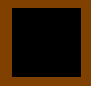 A sequence of pixelated icons showing evolving eye and mouth expressions on a black background with brown borders.