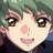 A pixelated anime-style character with green hair and brown eyes appears on the left side of a contact sheet, while the right side displays text "Anime IM" and "COM" in white pixelated font against a black background.