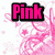 A four- displays text and imagery: top-left 'Pink' over pink floral background, top-right 'Music', bottom-left 'TBs' over horse-riding scene, bottom-right empty gray