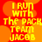 Yellow pixelated text on red-orange gradient background with blurred circular shapes, repeated in a pattern