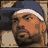 A pixelated image of a person wearing a blue cap with white trim, displayed across multiple showing text variations and an EA Games logo