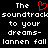 Black background with white pixelated text and a red heart symbol, displaying repeated phrases in two