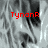 A grayscale animated icon with red text overlays showing a figure with flowing hair and a blurred background.