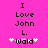 Pixelated text on bright pink background with white star symbols flanking the word 'Wald' in black block letters.