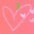 A pink background with white heart outlines and small hearts, displaying green text 'I Love You JOSH!!!!!!!' across four