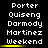 Pixelated text list with yellow highlight bar shifting across on black background