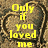 Yellow text on a textured brown background forms two heart-shaped frames with partial phrases.