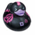 Pixelated cartoon duck with dark body, pink accents, and purple mask-like face on white background; adjacent text reads 'Punk Duck' in stylized purple font.