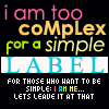 A digital graphic with layered text in multiple colors on a black background, featuring repeated phrases and a cyan 'LABEL' banner.
