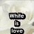 Four distinct rose-themed with text overlays: white, gold, rainbow-colored, and a blank gray