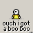 Animated contact sheet showing 18 frames of a pixel art buddy icon with a yellow stick figure character and brown dog-like creatures, each frame displaying sequential motion against a gray background.