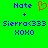 Green background with blue text and a red heart symbol, showing two identical static frames side-by-side.